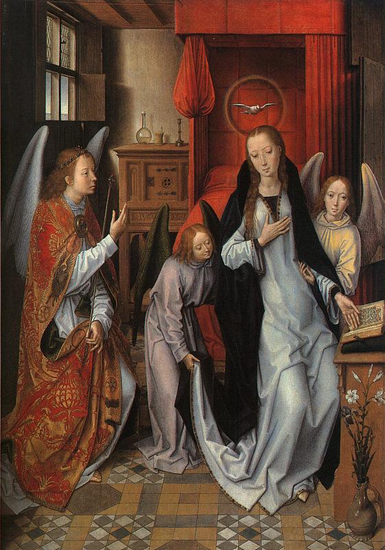 Hans Memling The Annunciation  gggg China oil painting art
